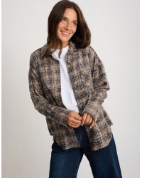 Camicia Over Cotone Quadri