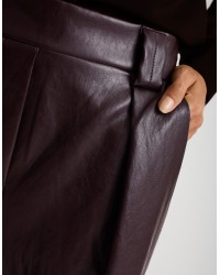 Pantalone Baloon Crop Ecopelle
