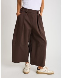 Pantalone Punto Milano Baloon Crop