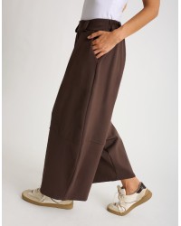 Pantalone Punto Milano Baloon Crop