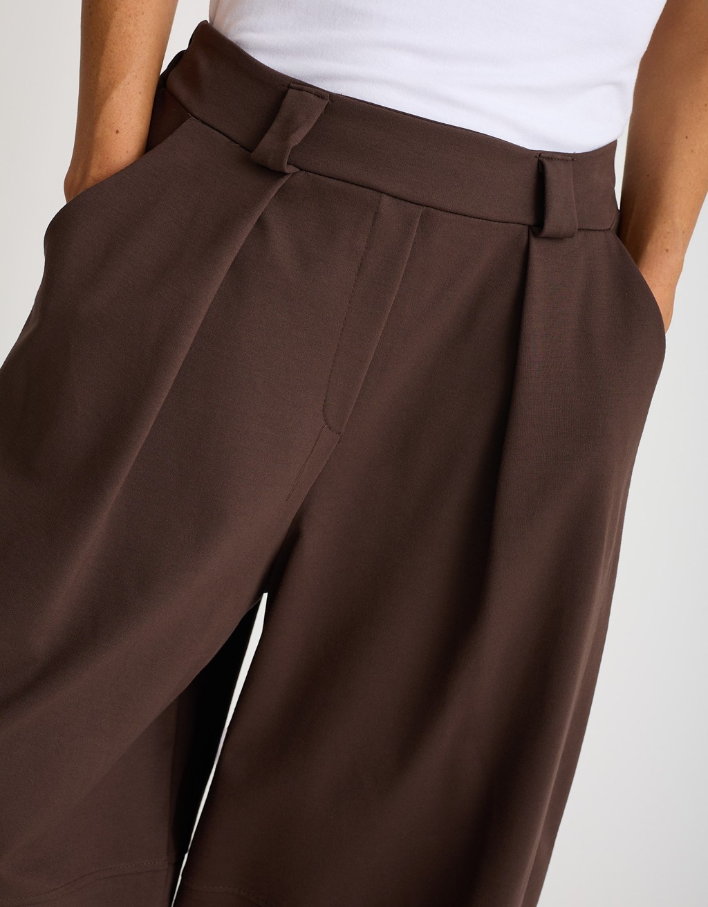 Pantalone Punto Milano Baloon Crop
