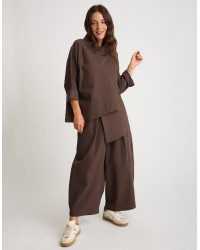 Pantalone Punto Milano Baloon Crop