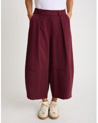 Pantalone Punto Milano Baloon Crop