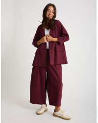 Pantalone Punto Milano Baloon Crop