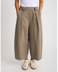 Pantalone Punto Milano Baloon Crop