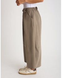 Pantalone Punto Milano Baloon Crop