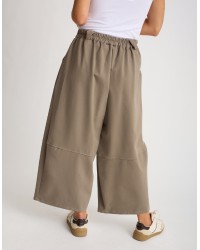 Pantalone Punto Milano Baloon Crop