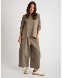Pantalone Punto Milano Baloon Crop