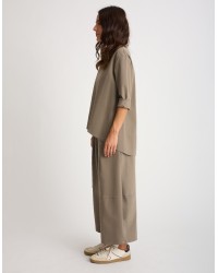 Pantalone Punto Milano Baloon Crop