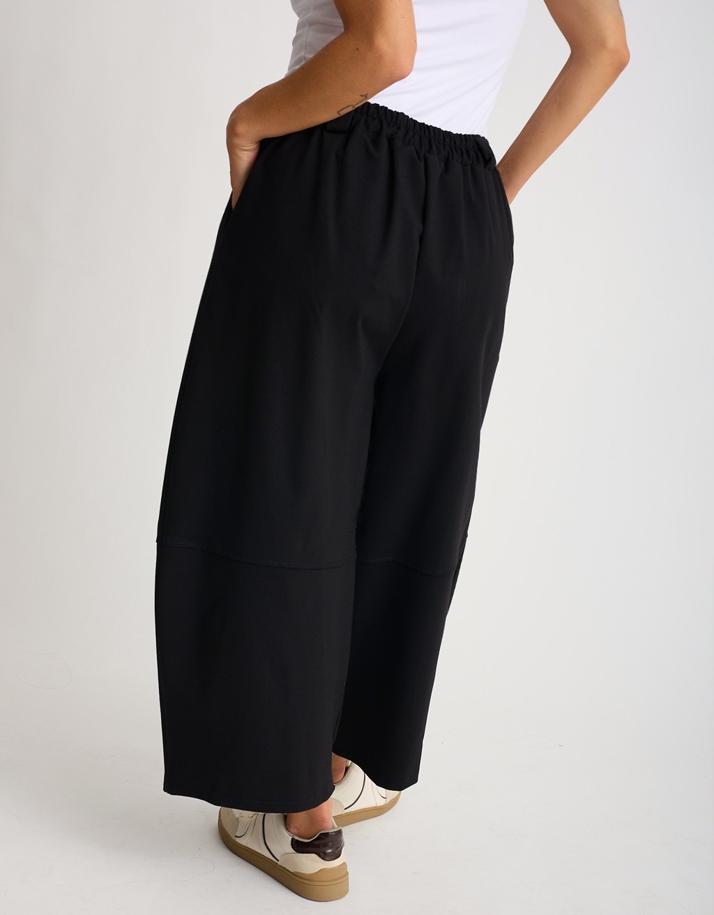 Pantalone Punto Milano Baloon Crop