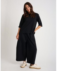 Pantalone Punto Milano Baloon Crop