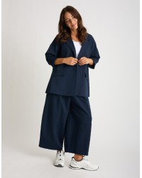 Pantalone Punto Milano Baloon Crop