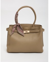 Borsa a Mano Paris Chic con Foulard