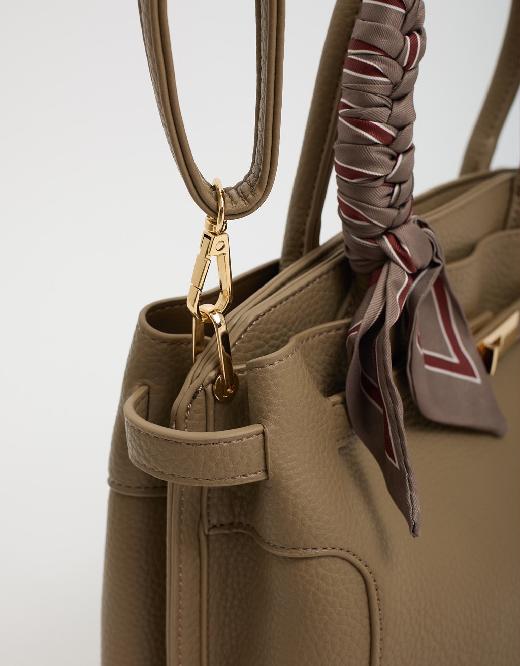 Borsa a Mano Paris Chic con Foulard
