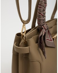 Borsa a Mano Paris Chic con Foulard