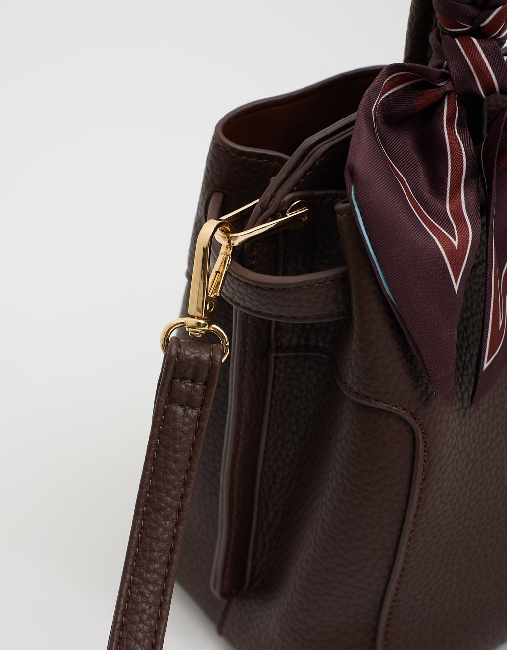 Borsa a Mano Paris Chic con Foulard