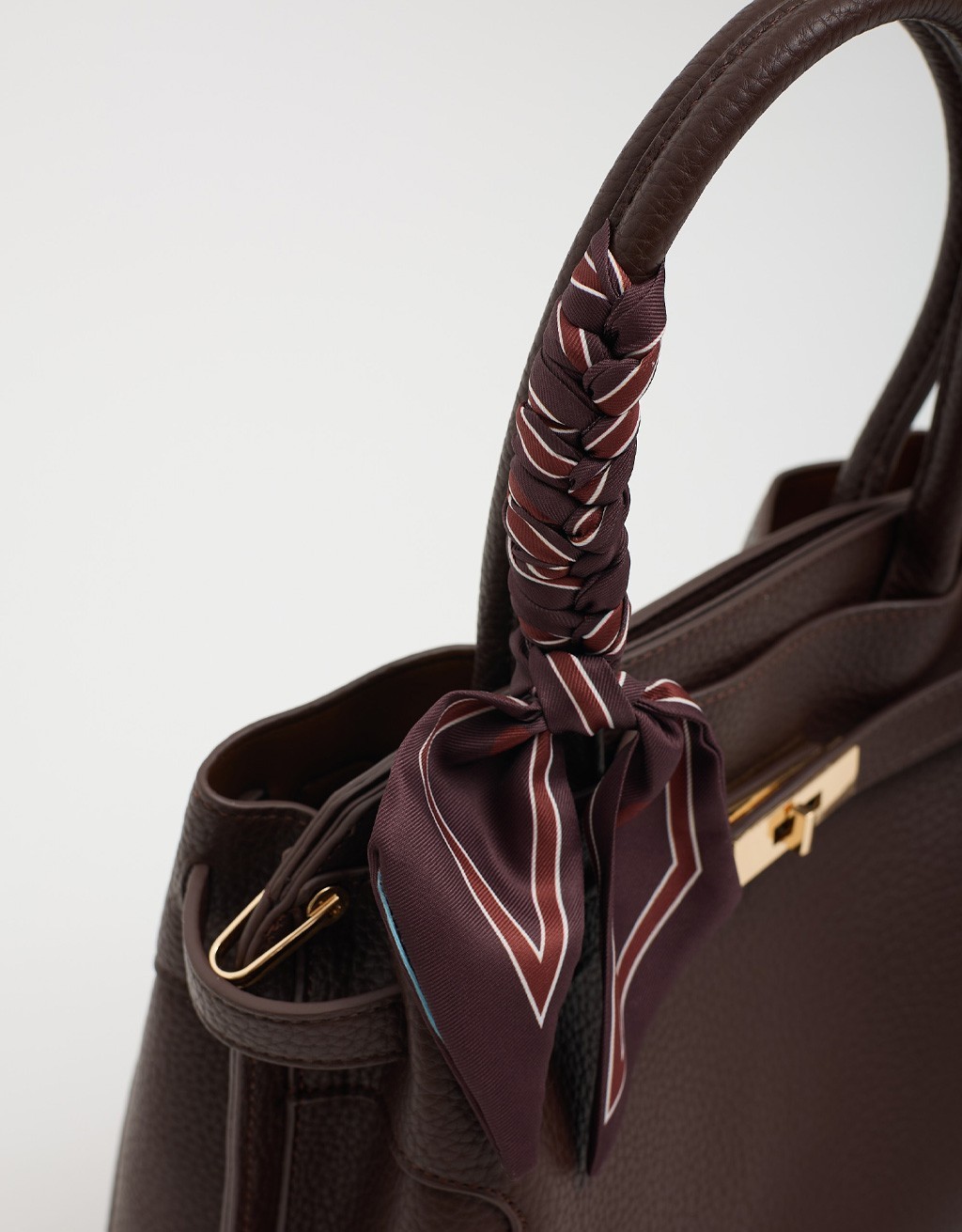 Borsa a Mano Paris Chic con Foulard