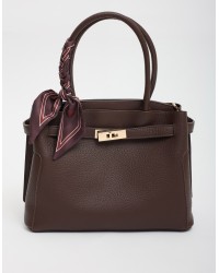 Borsa a Mano Paris Chic con Foulard
