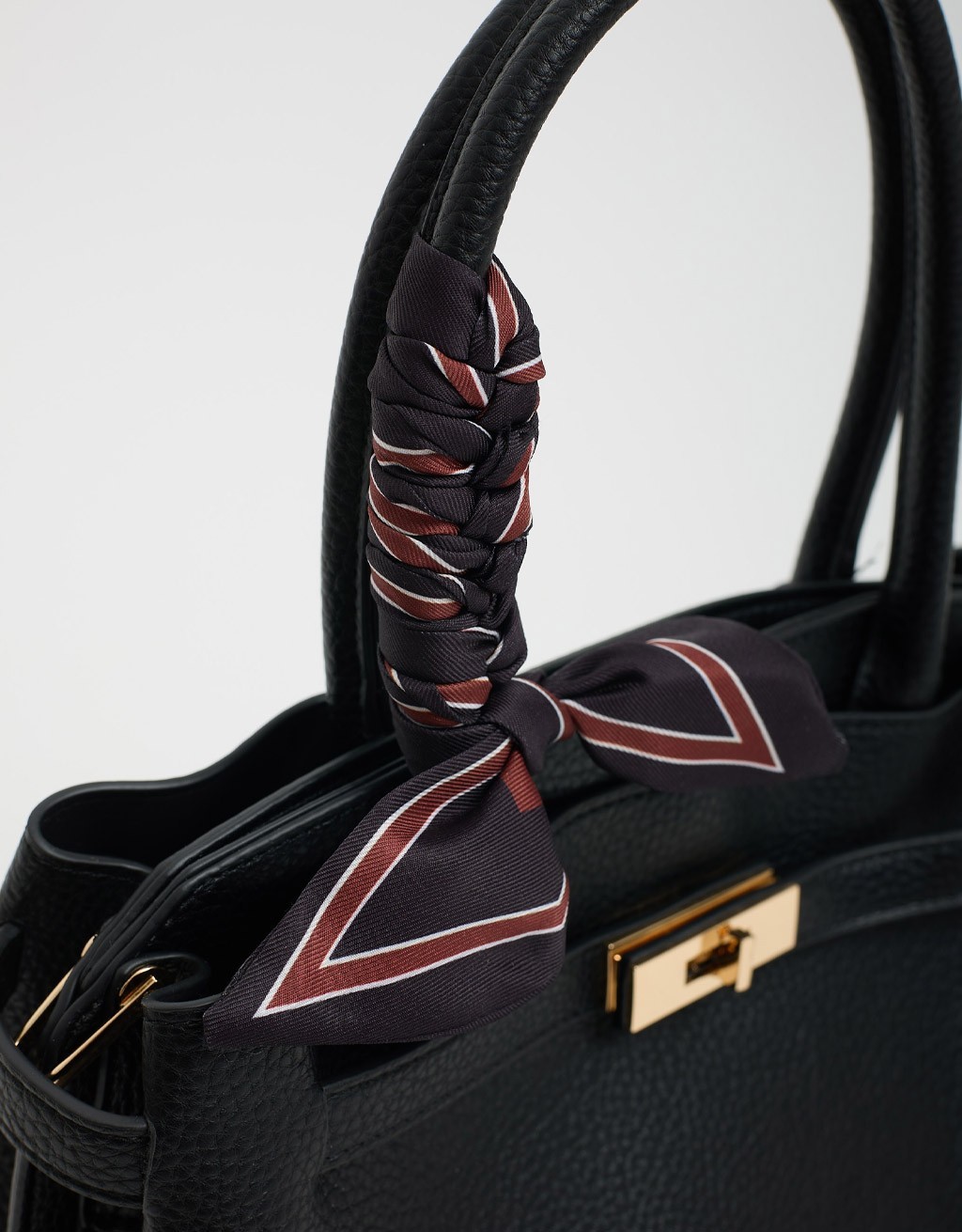 Borsa a Mano Paris Chic con Foulard
