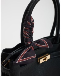 Borsa a Mano Paris Chic con Foulard