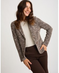 Giacca Jacquard Melange Lurex