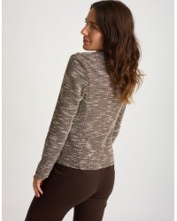 Giacca Jacquard Melange Lurex