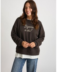 Felpa "Signora A Chi?"