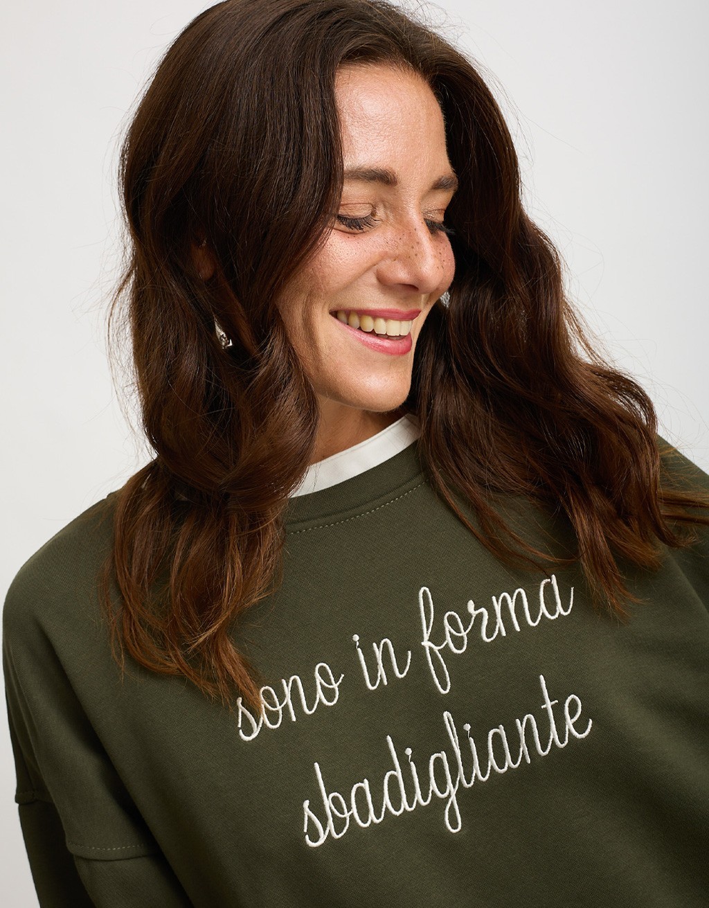 Felpa "Sono In Forma Sbadigliante"