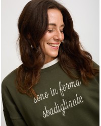 Felpa "Sono In Forma Sbadigliante"
