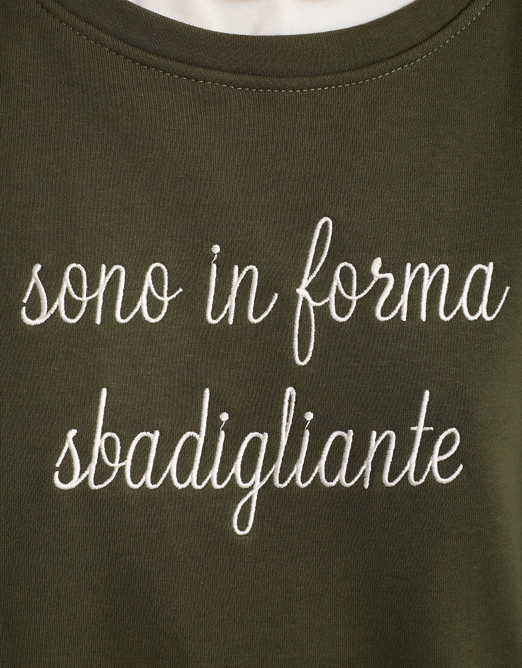 Felpa "Sono In Forma Sbadigliante"