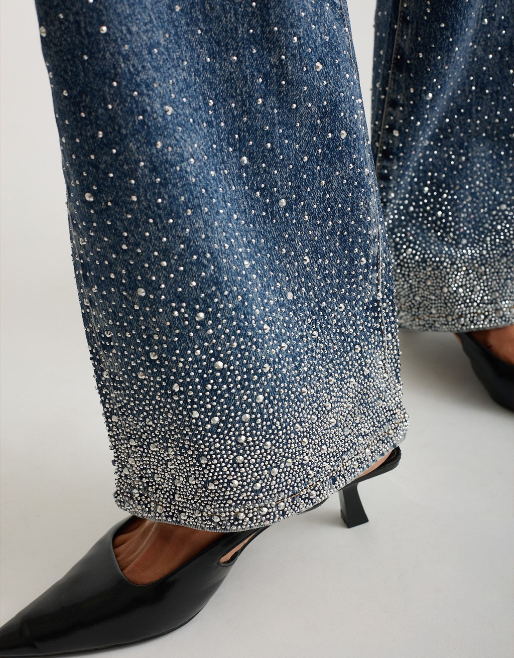 Jeans Tapered Strass