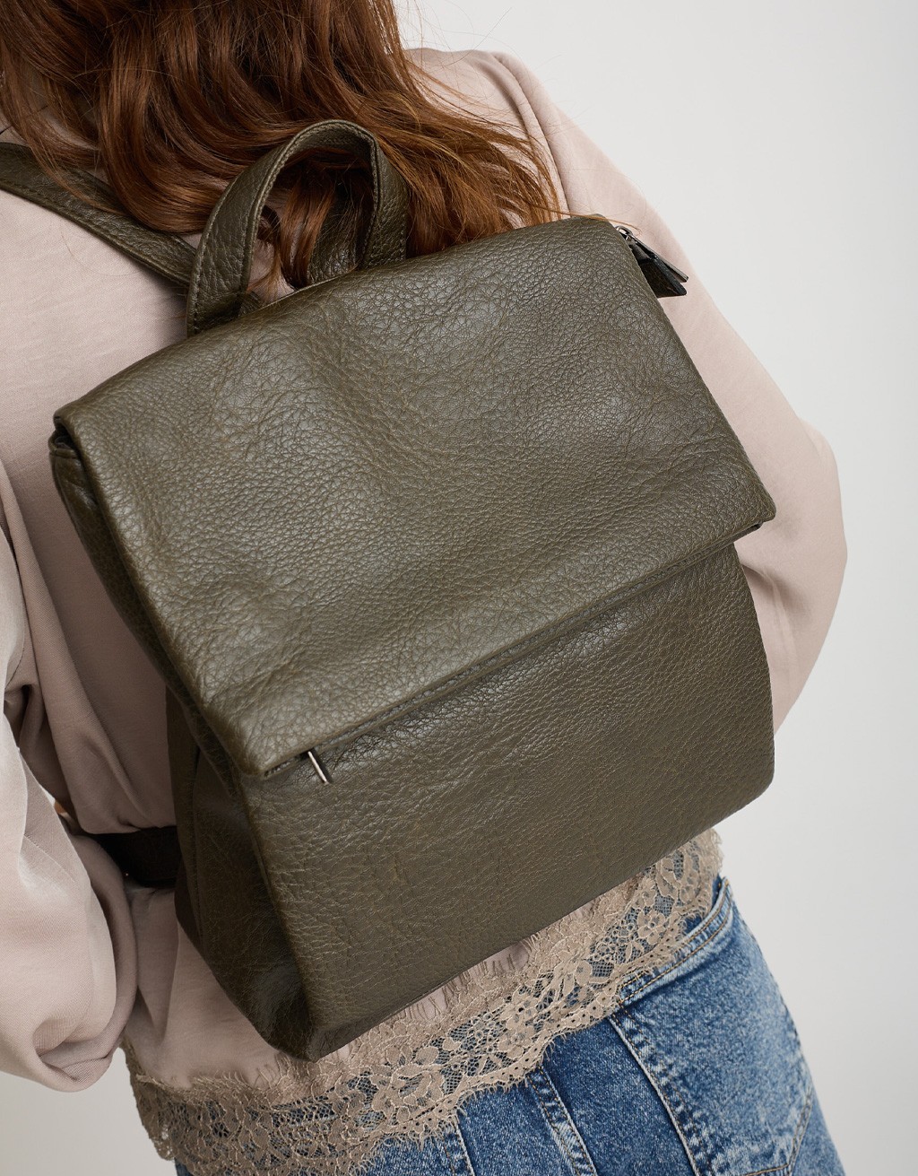 Zainetto City Chic in Ecopelle Martellata