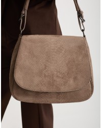 Borsa a Tracolla Wild Glam Effetto Suede