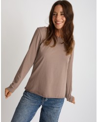 Maglia Cotone Slim Taglio Laser