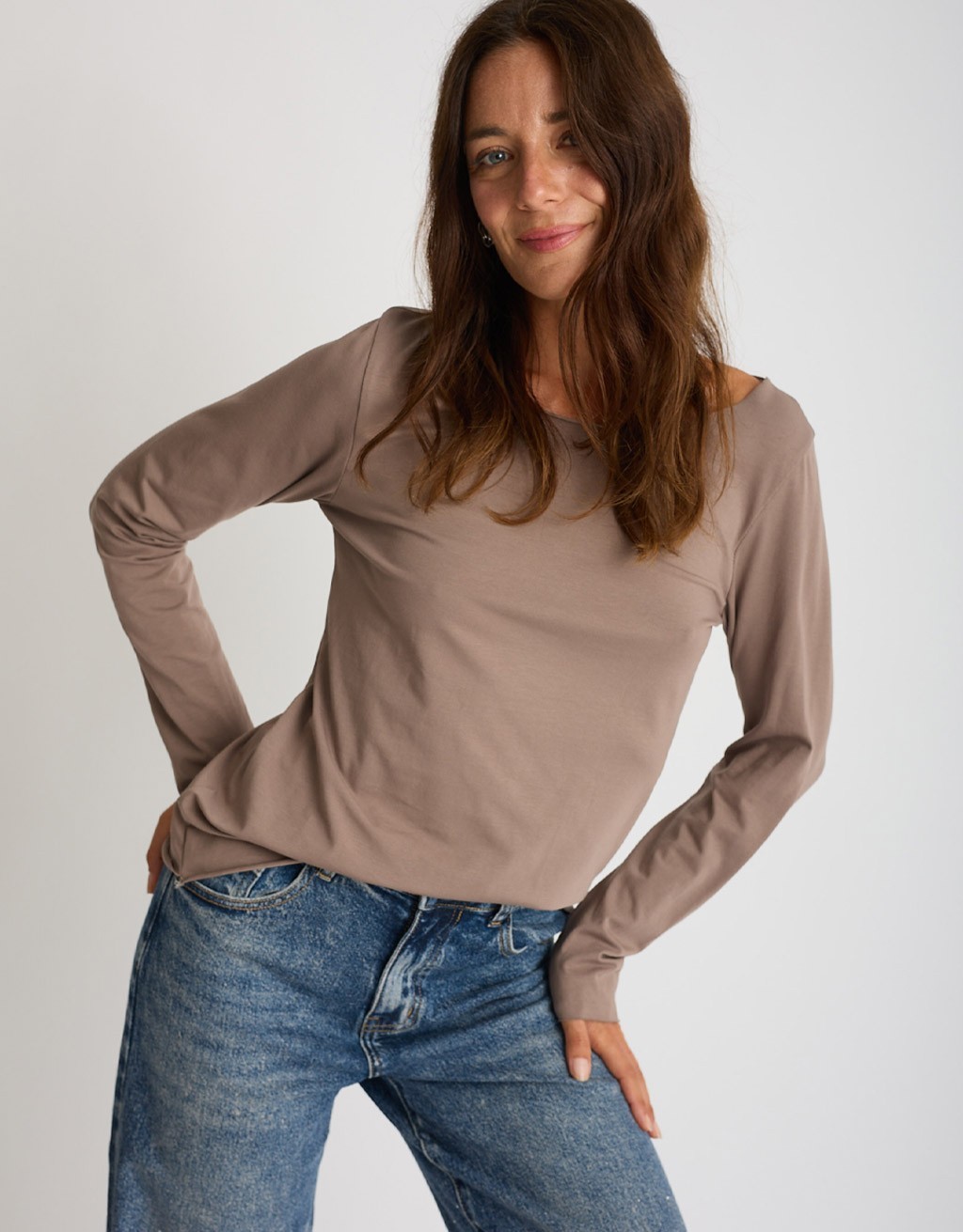 Maglia Cotone Slim Taglio Laser