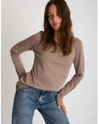 Maglia Cotone Slim Taglio Laser