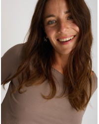 Maglia Cotone Slim Taglio Laser