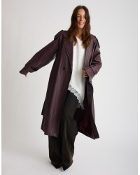 Trench Finta Pelle