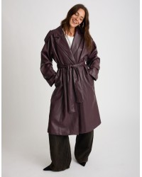 Trench Finta Pelle
