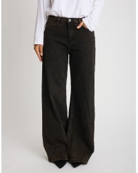 Jeans Palazzo Lavaggio Cioccolato