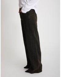 Jeans Palazzo Lavaggio Cioccolato