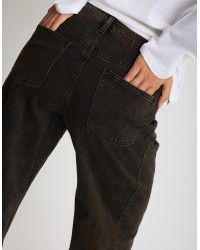Jeans Palazzo Lavaggio Cioccolato