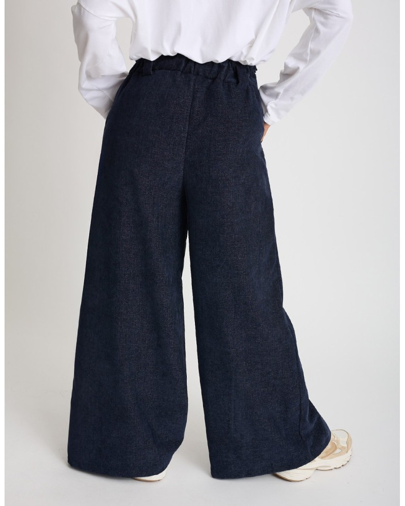 Pantalone Palazzo Effetto Ciniglia