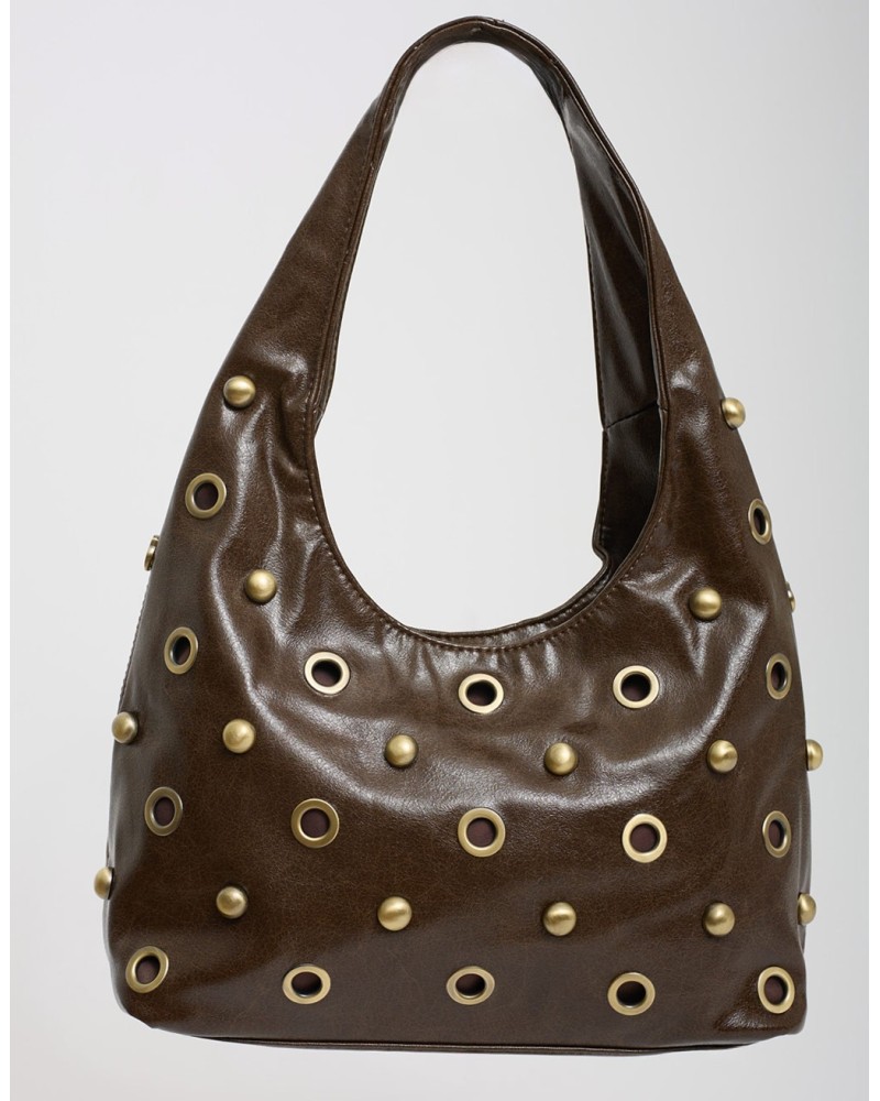 Borsa Rock-Chic  Borchie Occhielli