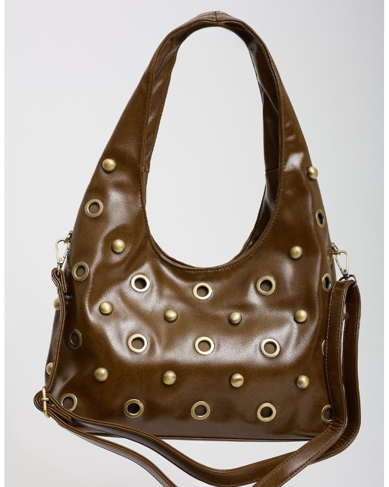Borsa Rock-Chic  Borchie Occhielli