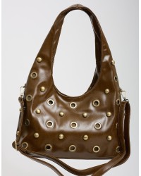 Borsa Rock-Chic  Borchie Occhielli