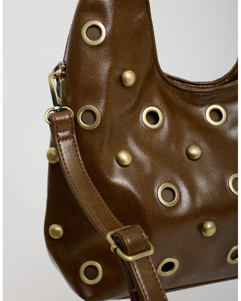 Borsa Rock-Chic  Borchie Occhielli