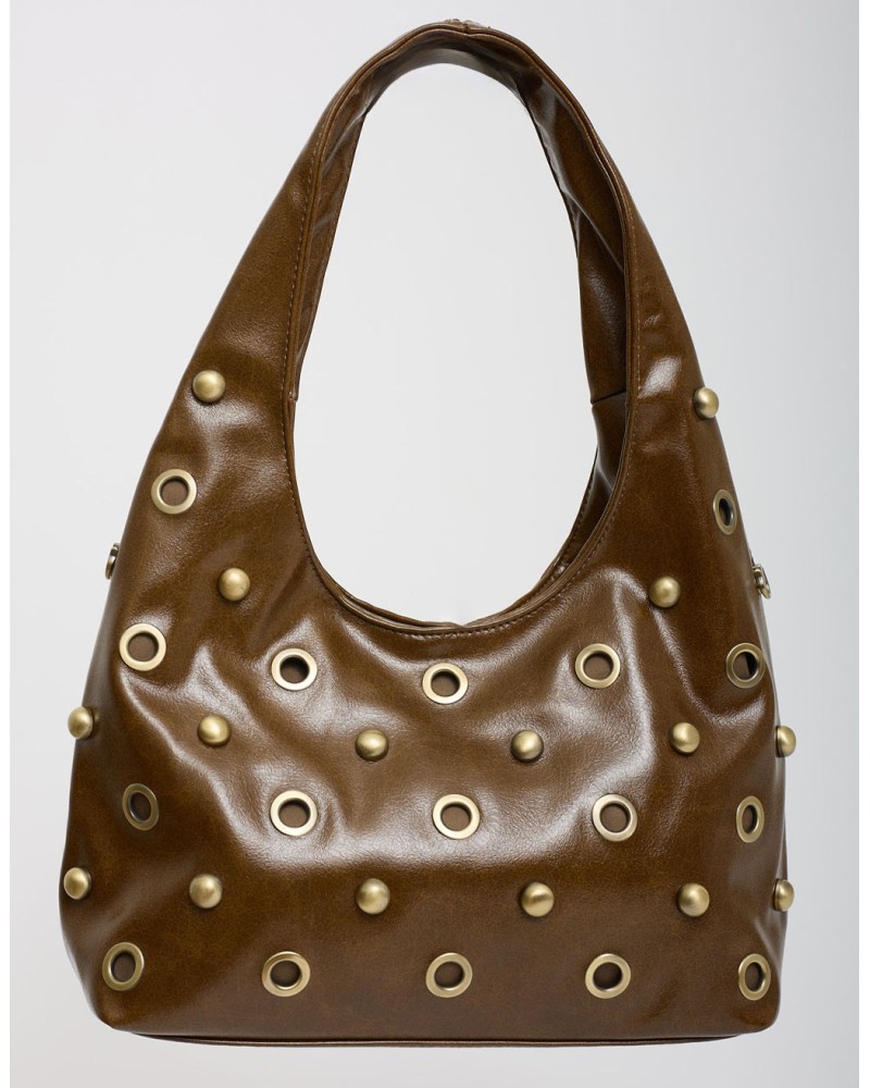 Borsa Rock-Chic  Borchie Occhielli