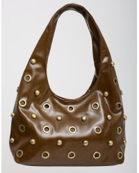 Borsa Rock-Chic  Borchie Occhielli