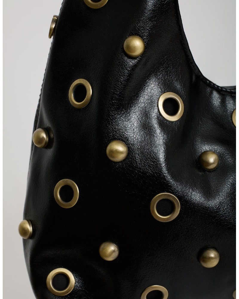 Borsa Rock-Chic  Borchie Occhielli